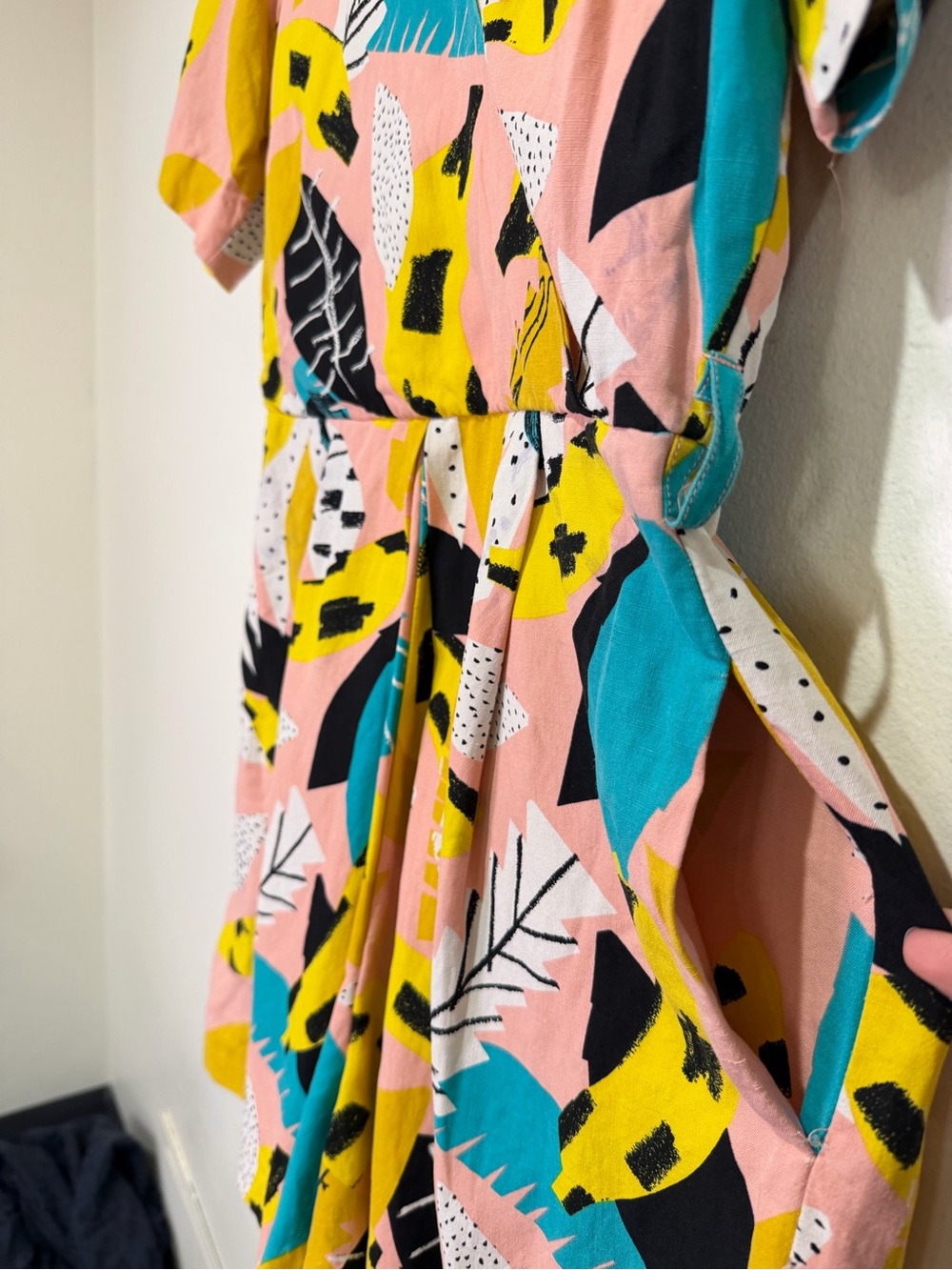 Atelier Bingo x Gorman Silk Linen Printed Romper Gone Bananas AU 10 US 6 - Picture 11 of 14